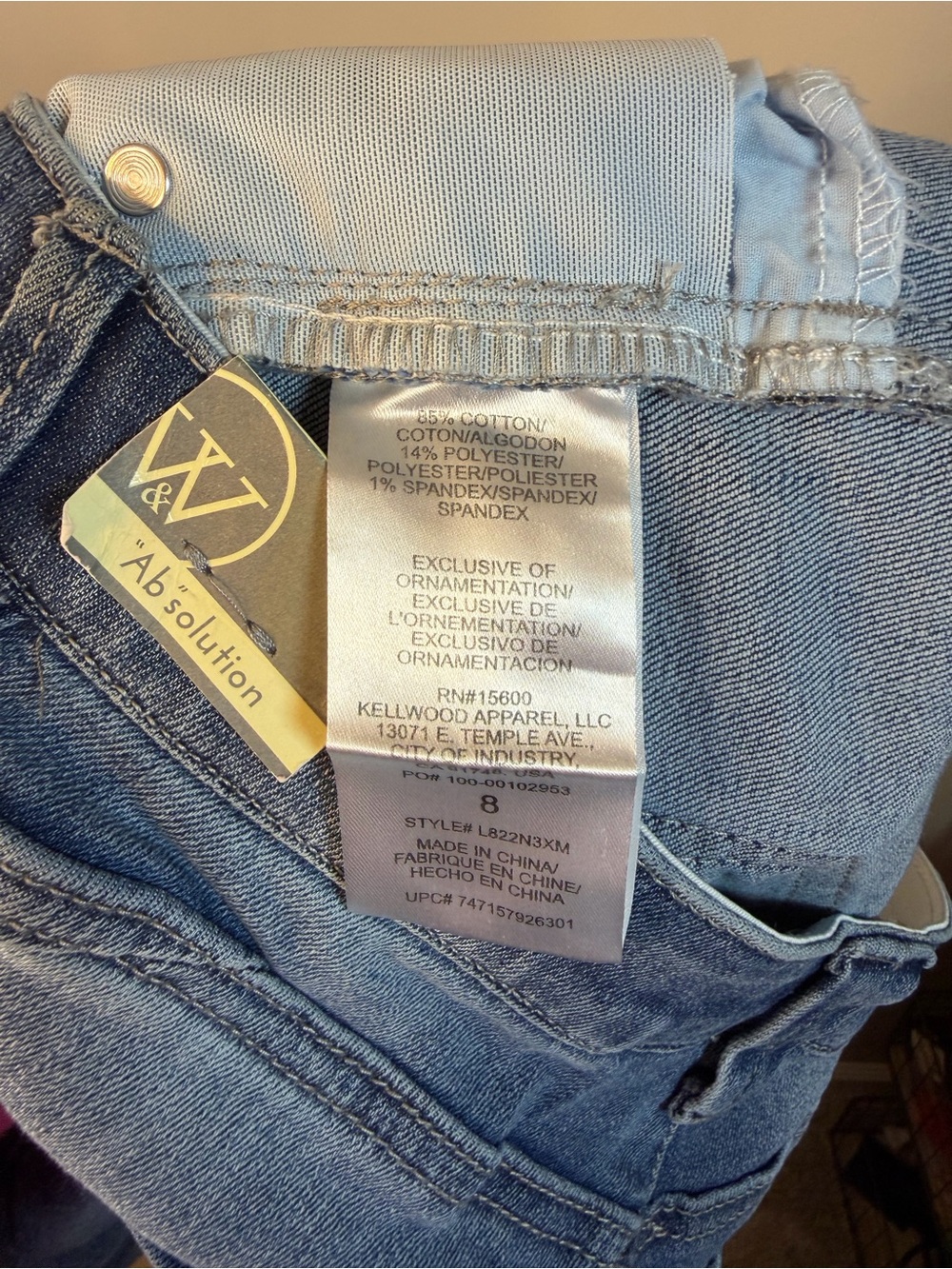 Wit & Wisdom Absolution Denim Shorts - Picture 6 of 6